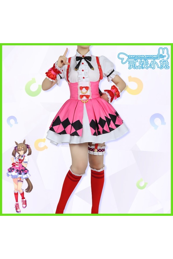 2XXT Cosplay Uma Musume Pretty Derby Smart Falcon Race Outfit LOVE 4EVER Cosplay Costume